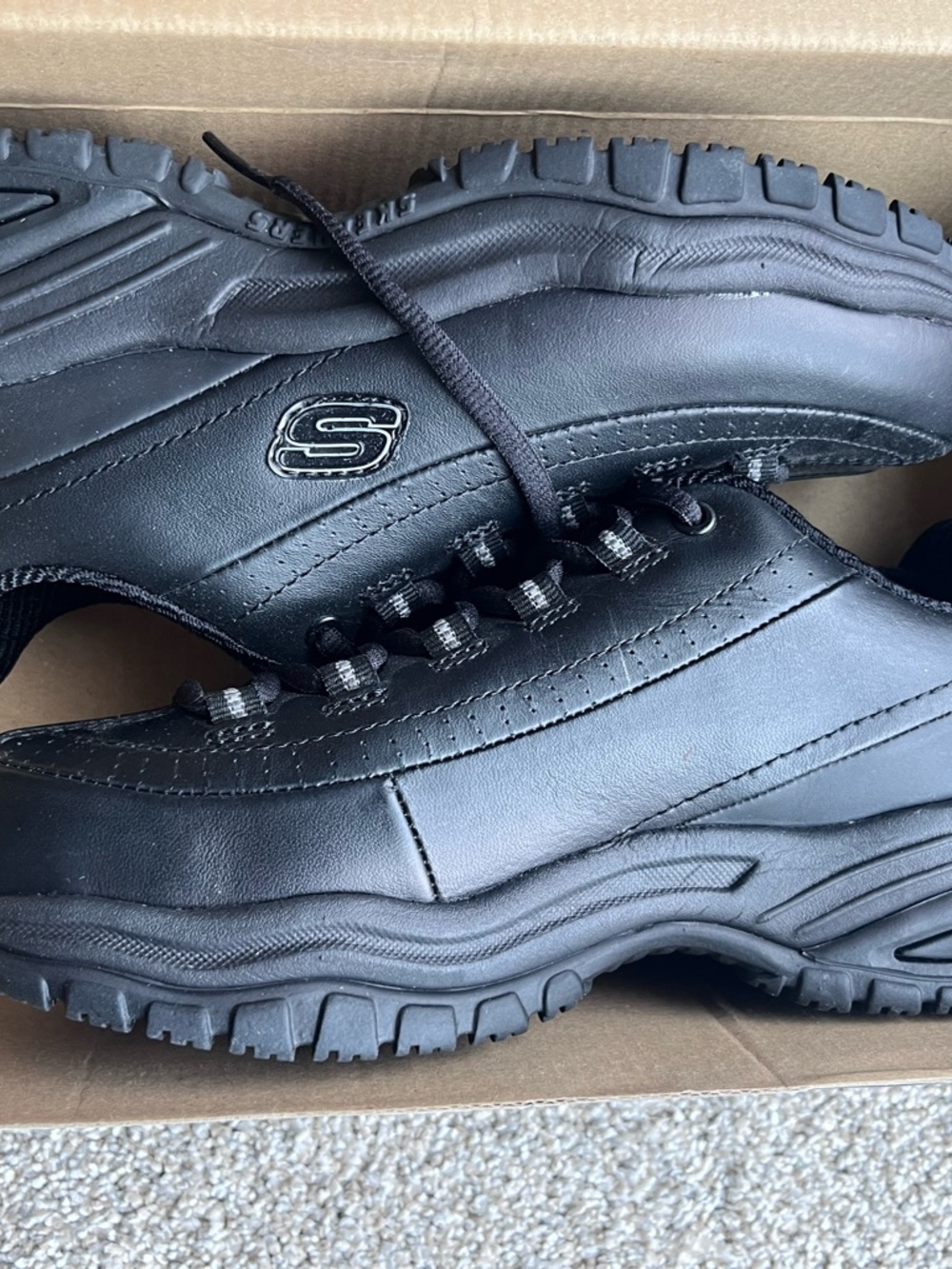 Skechers Black Men's Rugged Trail Lace-Up Sneakers